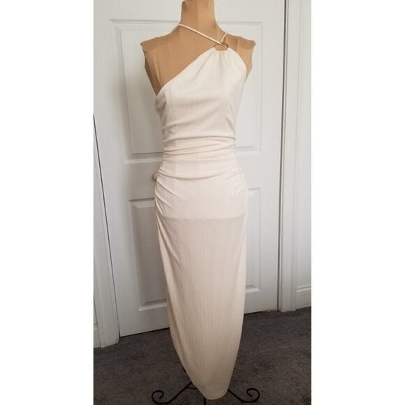 SIGNIFICANT OTHER Womens Cream Pullover Sleeveless Midi Party Sheath Dress 4 - Picture 1 of 11